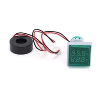 Zerodis Visualizza Indicatore del Segnale di Corrente Lampada Quadrata Lampada Digitale Universale, Durata di Servizio Esteso, Identificare lo Stato di Lavoro, più Colori Disponibili (GREEN)