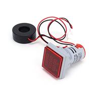 Zerodis Visualizza Indicatore del Segnale di Corrente Lampada Quadrata Lampada Digitale Universale, Durata di Servizio Esteso, Identificare lo Stato di Lavoro, più Colori Disponibili (rosso)