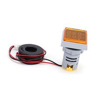 Zerodis Visualizza Indicatore del Segnale di Corrente Lampada Quadrata Lampada Digitale Universale, Durata di Servizio Esteso, Identificare lo Stato di Lavoro, più Colori Disponibili (YELLOW)