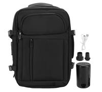 Zerodis Zaino da Viaggio con Chiusura Sottovuoto, Zaino a Compressione Espandibile con Pompa Impermeabilizzante per Bagagli per Vestiti per Laptop