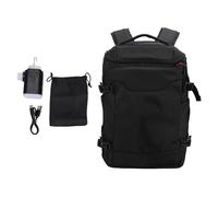 Zerodis Zaino da Viaggio Sottovuoto, Borsa da Trasporto con Chiusura a Compressione Espandibile con Pompa Elettrica Zaino per Laptop per Viaggi D'affari, Escursioni, Pendolarismo