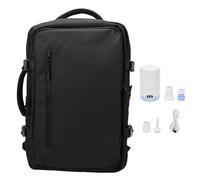 Zerodis Zaino da Viaggio Sottovuoto, Sacchetto per Compressione dell'Aria Espandibile con Laptop per Abbigliamento, 56-75L, Impermeabile e Resistente