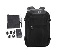 Zerodis Zaino da Viaggio Sottovuoto, Zaino a Compressione Espandibile con Porte di Ricarica USB Borsa da Trasporto per Viaggi Scolastici di Lavoro