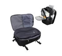 Zerodis Zaino Sottovuoto, Borsa da Viaggio a Compressione Impermeabile con Pompa e Lucchetto per Viaggi D'affari, Campeggio, Escursionismo All'aperto (BLACK)