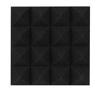 Zerodis Zerodis Articoli per la Casa 6 Pezzi Pannelli Acustici in Schiuma Fonoassorbente da Studio Pannelli Acustici in Poliuretano Ad Alta densità 9,8x9,8 Pollici per l'arredamento dello Studio (#1)