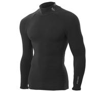 ZeroFit Ultimate Warm Heatrub Maglia Termica Da Moto A Maniche Lunghe Nera
