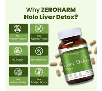 ZEROHARM Holo Liver Detox 60 compresse | Cardo mariano, tarassaco, estratto...