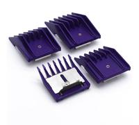 ZEROKIWI 4 pettini guida professionali A5 per animali, 3 mm, 6 mm, 10 mm, 13 mm, compatibili con Oster A5 Andis AG BG Wahl KM Series e la maggior parte dei toelettatori per animali domestici in stile