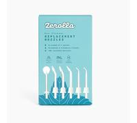 Zerolla Eco - Set completo di idropulsori elettrici senza fili per denti con 5 modalità di filo interdentale e 6 ugelli a getto specializzati, ricaricabile tramite USB e strumento di rimozione della