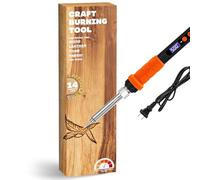 ZEROMX Kit per la combustione del legno, set di penne per pirografia a temperatura regolabile con 14 punte premium, temperatura regolabile da 200 ℃ a 500 ℃ per la combustione del legno, kit per
