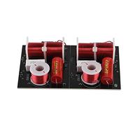 Zerone 2Pcs Divisore per Frequenza Altoparlanti 2 Vie Treble/Bass 2 Unità 2 Unità Hi-Fi Crossover Filtro Distributore di Frequenza Modulo FAI DA TE