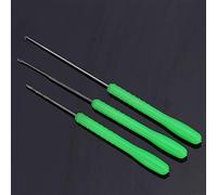 Zerone 3 in 1 Baiting Needle Tool GR¡§|ement de p¡§ oche Bait Needle Kit Tool Set Bait Ball Stringer Ago per fare Rigsaiguille a splicing,