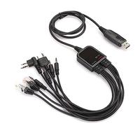Zerone 8 in 1 Cavo di Programmazione USB Multifunzione Compatibile per Walkie Talkie/QuanSheng/HYT/Motorola/YAESU/Radio