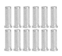 Zerone Inserti della Base di Tiro con L' dei Ricambi di 12pcs, Accessorio Standard di Caccia della Freccia della Freccia del Carbonio di 6.2mm / 0.24in di Alluminio