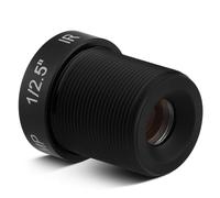 Zerone Obiettivo CCTV 8 mm CCW-BL0818-5MP CC 1/2,5"Mini Obiettivo a Lunghezza Focale Fissa per Telecamera di Sicurezza CCTV