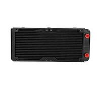Zerone Radiatore a 18 in alluminio da 240 mm CPU raffreddamento ad acqua, dissipatore di calore Zeronegqnretbogk (alluminio), supporta 2 ventole da 120 mm