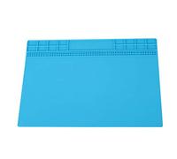 Zerone - Tappetino per saldatura Cuscinetto in silicone antistatico 500 ℃ con isolamento termico per saldatore BGA, Elettronica PC, Piattaforma di manutenzione per smartphone, 350 x 250 mm