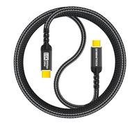 ZeroneTeck Cavo USB 4 V2 da 80 Gbps per cavo Thunderbolt 4/5 da 1 m, larghezza di banda video 120 Gbps [doppio display 8K o triplo 4K], ricarica 240 W, cavo dati USB C ad alta velocità compatibile per