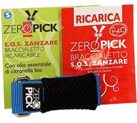Zeropick Bracciale Antizanzare S Blu Citronella Bio 1 Unità 300 g