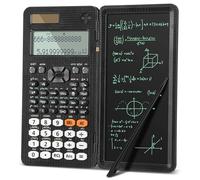zerotop Calcolatrice Scientifica, Solare 417 Funzioni Aritmetiche con Lcd Schede di Scrittura per Liceo Università Scuola Casa
