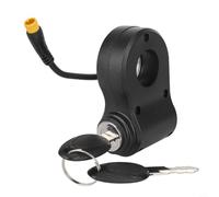 Zeroupshop 1 PZ Scooter Elettrico Serratura Della Porta Sistema di Sicurezza con Chiavi per Kukirin per G2 Pro Max Modelli 3 Pin Connettore Impermeabile