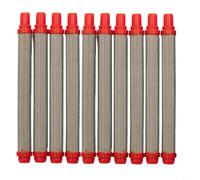 Zeroupshop 200 filtri spray a rete, lunghezza 103 mm, 10 pezzi | Codice colore rosso, lunghezza 103 mm, diametro 10,5 mm, sostituzione diretta, alta resistenza alla compressione