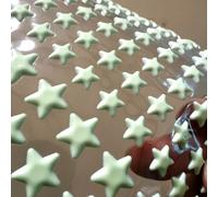 Zeroupshop 413 adesivi da parete con stelle fosforescenti, decalcomanie da soffitto in PVC per camera da letto dei bambini, decorazione romantica per la notte della galassia, per applicare arte