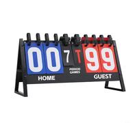 Zeroupshop 6-Digit Scoreboard Display Contatore Impermeabile PVC Flip Per Score Keeper Con Carte Punti Per Indoor Outdoor Sport Competizione Giochi