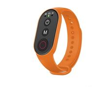 Zeroupshop Azione di controllo remoto, compatibile con Action 6/5/4 per Insta360, otturatore compatto in ABS wireless, per escursionismo, ciclismo, viaggi, nero (arancione)