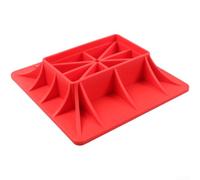 Zeroupshop Base di supporto resistente ad alta capacità di carico 5T, in plastica antiscivolo, per fuoristrada, camper, fattoria, supporto per sollevamento pneumatici, 27,5 x 27,5 x 10,6 cm