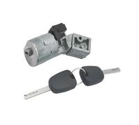 Zeroupshop Bloccasterzo 4162KF con 2 chiavi compatibile per Citroën C5 per C8 207 307 per 308 5008 per 807 e 3008 Ricambio Metallo Argento