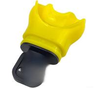 Zeroupshop Bocchino modellabile in silicone termoplastico per immersioni subacquee snorkeling apnea, blocco di morso su misura con materiale igienico sicuro, accessorio regolatore riutilizzabile, nero