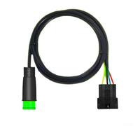 Zeroupshop Cavo di prolunga per display a 5 pin, maschio-femmina, cavo adattatore SM, per quadro strumenti elettrici, impermeabile per bicicletta, cavo sensore per bicicletta, cablaggio in PVC, 860 mm