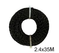 Zeroupshop Cavo di ricambio per decespugliatore da 35,1 m, 0,095 pollici, per SRM235 SRM230 FS55R 128LD per DeWalt DCST970X1 TB22 per 330095073 spirale nera