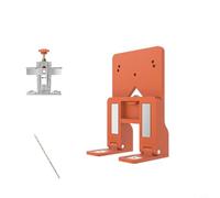 Zeroupshop Cerniera arancione per cerniere europee a 3 vie, strumento guida di foratura per allineamento rapido con scale standard per installazione precisa della porta e calibrazione degli spazi (D)