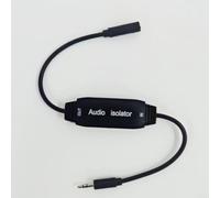 Zeroupshop Chiarificatore acustico portatile, 30 cm, isolamento acustico da 3,5 mm, ronzio audio per filtro eliminatore, per stereo auto e casa, riduce l'elettricità statica, adattatore per un suono