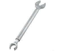 Zeroupshop Chiave aperta 2 in 1 per arresti angolari, fermi dritti e giunti, strumento idraulico da 15/16" e 9/16", in lega di alluminio, argento