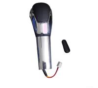 Zeroupshop CN1Z7213CA Pomello del cambio automatico a mano compatibile per Ford Evo 2013 e Fiesta 2014-2019, parte interna di ricambio in ABS nero argento per una facile installazione