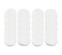 Zeroupshop Confezione da 20 stoppini circolari in lana per caminetti da tavolo, 6,1 x 1 cm, resistenti al calore fino a 1593 °C, per sostituire bianchi per stufe interne e esterne