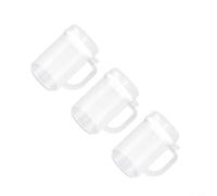 Zeroupshop Confezione da 3 brocche per bambini con coperchi | 623,7 g caraffe d'acqua in plastica per bambini, beccuccio anti-goccia e manico facile da impugnare, contenitori sicuri PP/PE