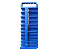 Zeroupshop Confezione da 3 supporti magnetici a doppia striscia magnetica e perni, contiene 76 prese di dimensioni da 1/2, 1/4, 3/8 pollici, vassoio organizer portatile (1,4 kg)