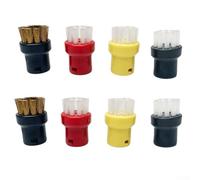 Zeroupshop Confezione da 8 ugelli in nylon e ottone per pulitori a vapore SC1 SC2 SC3 SC4 SC5 SC6 SC7 CTK10, compatibili con modelli, strumenti di pulizia resistenti per forni e piastrelle
