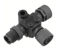 Zeroupshop Connettore marino a 5 pin T impermeabile IP67 nominale per il separatore del cavo di rete NMEA 2000 per l'attrezzatura di comunicazione del sistema di navigazione della barca