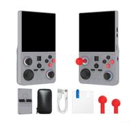 Zeroupshop Console di gioco portatile retrò per giochi arcade, WiFi integrato per giochi online e download di giochi, con custodia, protezione schermo cavo dati, joystick extra (grigio)