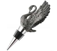 Zeroupshop Contenitore per vino dorato a forma di uccellino, per feste | Design a forma di uccello placcato oro, chiusura ermetica, preserva il sapore del vino, elegante decorazione da tavolo
