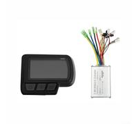 Zeroupshop Controller per bici elettrica da 36 V/48 V 15 A con display LCD EN06, 6 MOSFET 250 W/350 W, regolatore di velocità motore brushless, morbido a basso rumore per scooter elettrico e, argento