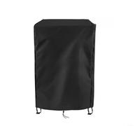 Zeroupshop Copertura antipolvere per friggitrice CreoleFeast, King Kooker, resistente, in tessuto Oxford 210D, resistente alle intemperie, con manici, coulisse antivento, nero, grande (33 x 33 x 69,9