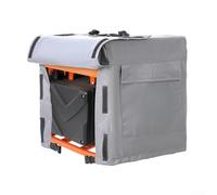 zeroupshop Copertura per generatore resistente alle intemperie in tessuto antistrappo per unità da corsa, protezione da pioggia, neve, polvere con base elastica, portatile, dimensioni 63,5 x 61 x 53,3