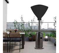 Zeroupshop Copertura per la testa del riscaldatore del patio con cerniera, 86 x 65 cm, in tessuto Oxford impermeabile, antipolvere, resistente ai raggi UV, copertura protettiva per riscaldatori