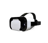 Zeroupshop Cuffie VR per iPhone e per Android, occhiali 3D per realtà virtuale con lenti regolabili, visualizzatori per smartphone da 4,7 a 6,5 pollici, design leggero in ABS per videogiochi e film